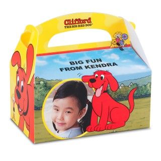Clifford The Big Red Dog Personalized Empty Favor Boxes
