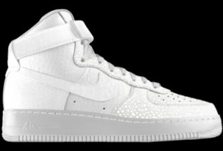 Nike Air Force 1 High Premium iD Custom Mens Shoes   White