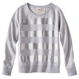 Mossimo Supply Co. Juniors Crewneck Sweatshirt   Gray L(11 13)