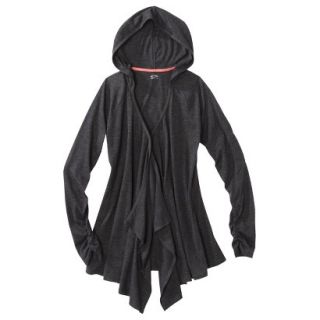 C9 by Champion Womens Hooded Yoga Coverup   Black Heather S