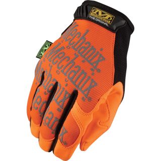 Mechanix Wear Safety Original Glove   Hi Vis Orange, XL, Model SMG 99
