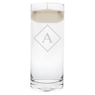 Diamond Initial Floating Unity Candle A