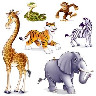 Jungle Animal Props Add Ons