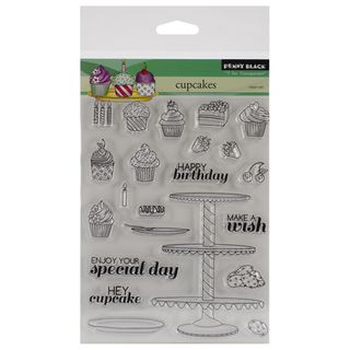Penny Black Clear Stamps 5x6.5in Sheet cupcakes