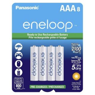 Panasonic eneloop Rechargeable Batteries   8AAA