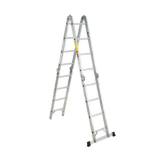 Extension Ladder: Werner Aluminum 18 Position Folding Multi Ladder