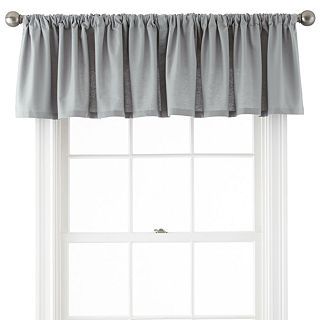 JCP Home Collection JCPenney Home Holden Rod Pocket Cotton Tailored Valance,