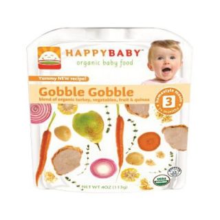 Happy Baby Organic Baby Food Stage 3   Gobble Gobble (16 Pack)