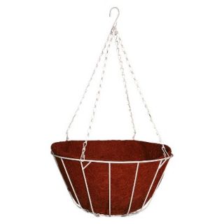 14 Chateau Hanging Basket  Red  White Chain