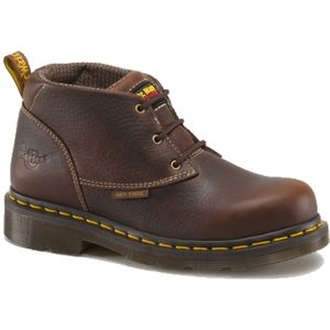 Dr Martens Womens Izzy ST 3 Eye Chukka Teak Industrial Bear Boots, Size 9 M   R14700200