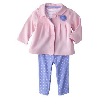 Just One YouMade by Carters Newborn Girls 3 Piece Cardigan Set   Pink/Blue 24