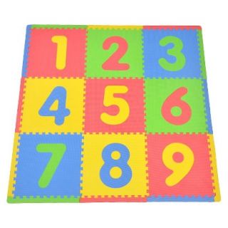 9 Piece Playmat Set   Numbers by Tadpoles
