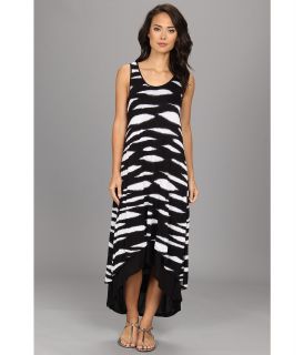 kensie Animal Stripe Dress Womens Dress (Black)