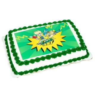 Johnny Test Edible Icing Cake Topper