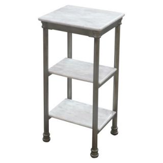 Shelving Unit: Home Styles Orleans Three Tier Shelving Unit   Marble Laminate