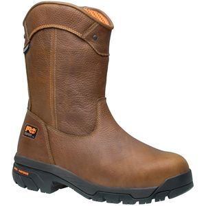 Timberland Mens Timberland Pro Helix WP Wellington Soft Toe Tan Boots, Size 15 W   88537