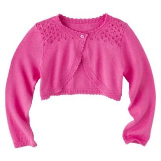 Infant Toddler Girls Long Sleeve Cardigan   Pink 2T