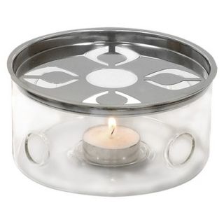 Primula Glass Tea Warmer w/Stainless Steel Tray