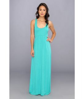 LAmade Ribbed Top Maxi Dress Womens Dress (Blue)