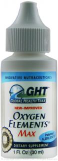 Global Health Trax (GHT)   Oxygen Elements Max   1 oz.