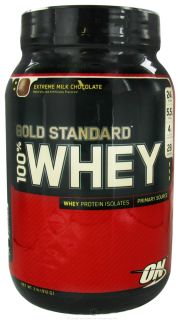 Optimum Nutrition   100% Whey Gold Standard Protein Extreme Milk Chocolate   2 lbs.