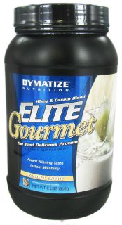 Dymatize Nutrition   Elite Gourmet Protein Whey & Casein Blend Powder Vanilla Creme   2 lbs.
