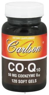 Carlson Labs   Co Q10 50 mg.   120 Softgels
