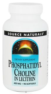 Source Naturals   Phosphatidyl Choline 420 mg.   90 Softgels