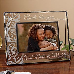 Personalized Aunt Picture Frames   Aunts Like You Engrave Glass Frame