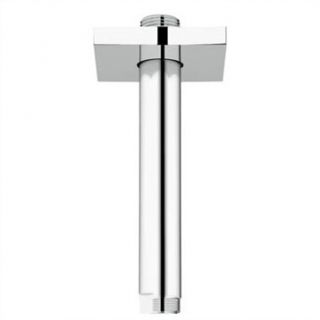 Grohe Rainshower 6 Ceiling Shower Arm with Square Flange   Starlight Chrome
