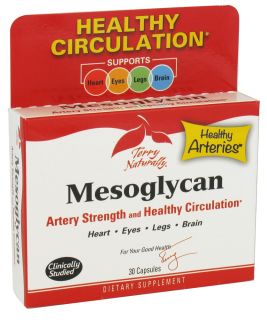 EuroPharma   Terry Naturally Mesoglycan Artery Strength and Healthy Circulation 50 mg.   30 Capsules