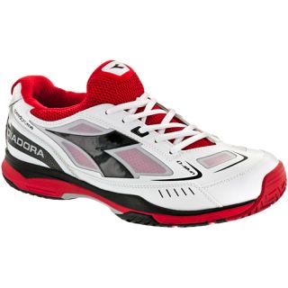 Diadora Speed Pro ME Diadora Mens Tennis Shoes White/Black/Red