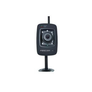 Foscam Wireless 480TVL Mini Day/Night IP Security Camera   Black FI8909W NA BLK