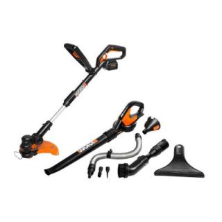 Worx Cordless Combo Kit 32 Volt Lithium Ion with Air Accessories (2 Piece) WG924.1 at The Home Depot