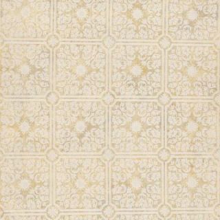 56 sq. ft. Sabrina Beige Tin Ceiling Wallpaper 412 44836