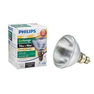 Philips EcoVantage 50 Watt Halogen PAR30L Indoor/Outdoor Dimmable Flood Light Bulb (6 Pack) 420208.0