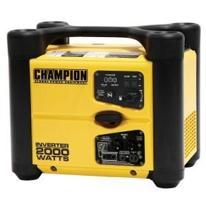 Champion Power Equipment 1,700/2,000 Watt Recoil Start Gasoline Powered Portable Inverter Generator DISCONTINUED 73536i
