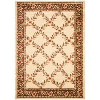 Safavieh Lyndhurst Ivory/Brown 5 ft. 3 in. x 7 ft. 6 in. Area Rug LNH557 1225 5