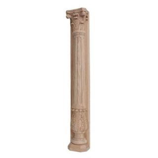 Foster Mantels Grand Acanthus 6 5/8 in. x 40 1/2 in. x 4 in. Wood Column C140R