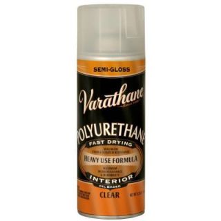 Varathane 11.25 oz. Clear Semi Gloss Oil Based Interior Polyurethane Spray 6081