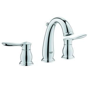 GROHE Parkfield 8 in. Widespread 2 Handle Bathroom Faucet in StarLight Chrome 20390000