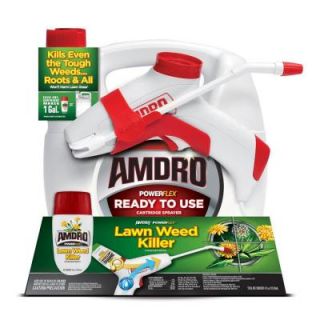 AMDRO PowerFlex Ready To Use Cartridge Sprayer & Lawn Weed Killer Concentrate 100516163