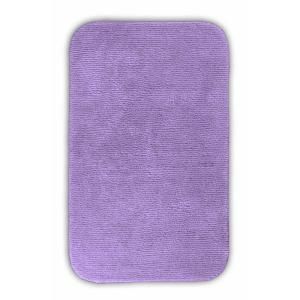 Garland Rug Glamor Purple 24 in. x 40 in. Washable Bathroom Accent Rug ALU 2440 09