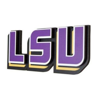 StukUps! 14 in. x 6 in. Louisiana State University 3D Team Logo Sign LS 3D1