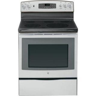 GE 5.3 cu. ft. Electric Range with Self Cleaning Oven and Convection in Stainless Steel JB690SFSS