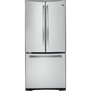 GE Profile 19.5 cu. ft. French Door Refrigerator in Stainless Steel PNS20KSESS
