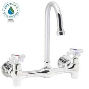 Speakman Wall Mount 2 Handle High Arc Bathroom Faucet in Polished Chrome with Cross Handles DISCONTINUED SC 5741