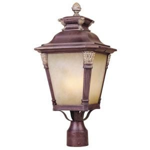 Hampton Bay 3 Light Outdoor Augustain Bronze Post Lantern DISCONTINUED HD161200