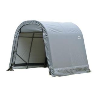 ShelterLogic 8 ft. x 20 ft. x 8 ft. Grey Cover Round Style Shelter   DISCONTINUED 76858.0