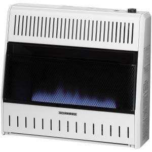 ProCom 27 in. Vent Free Dual Fuel Blue Flame Gas Wall Heater MD300TBA